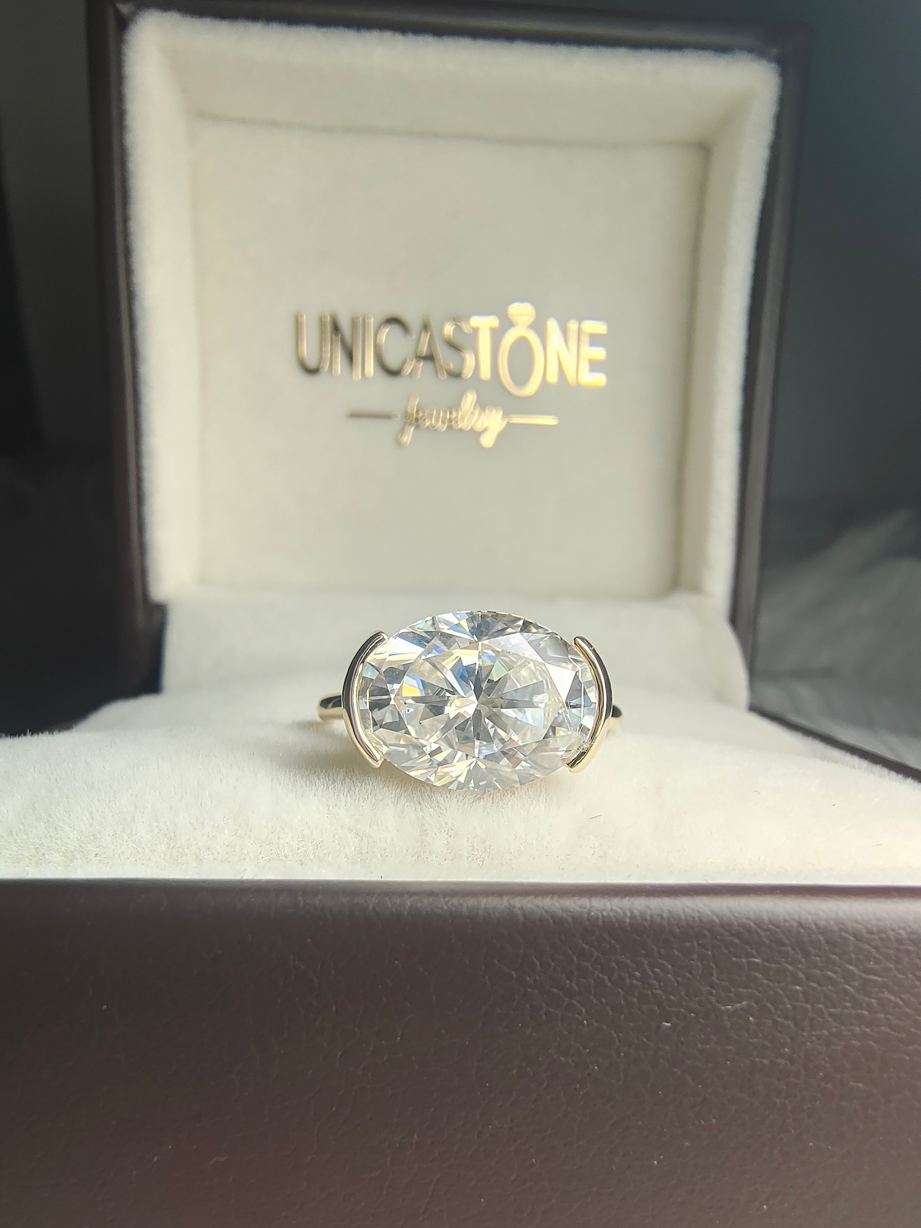 Big Oval Diamond Ring