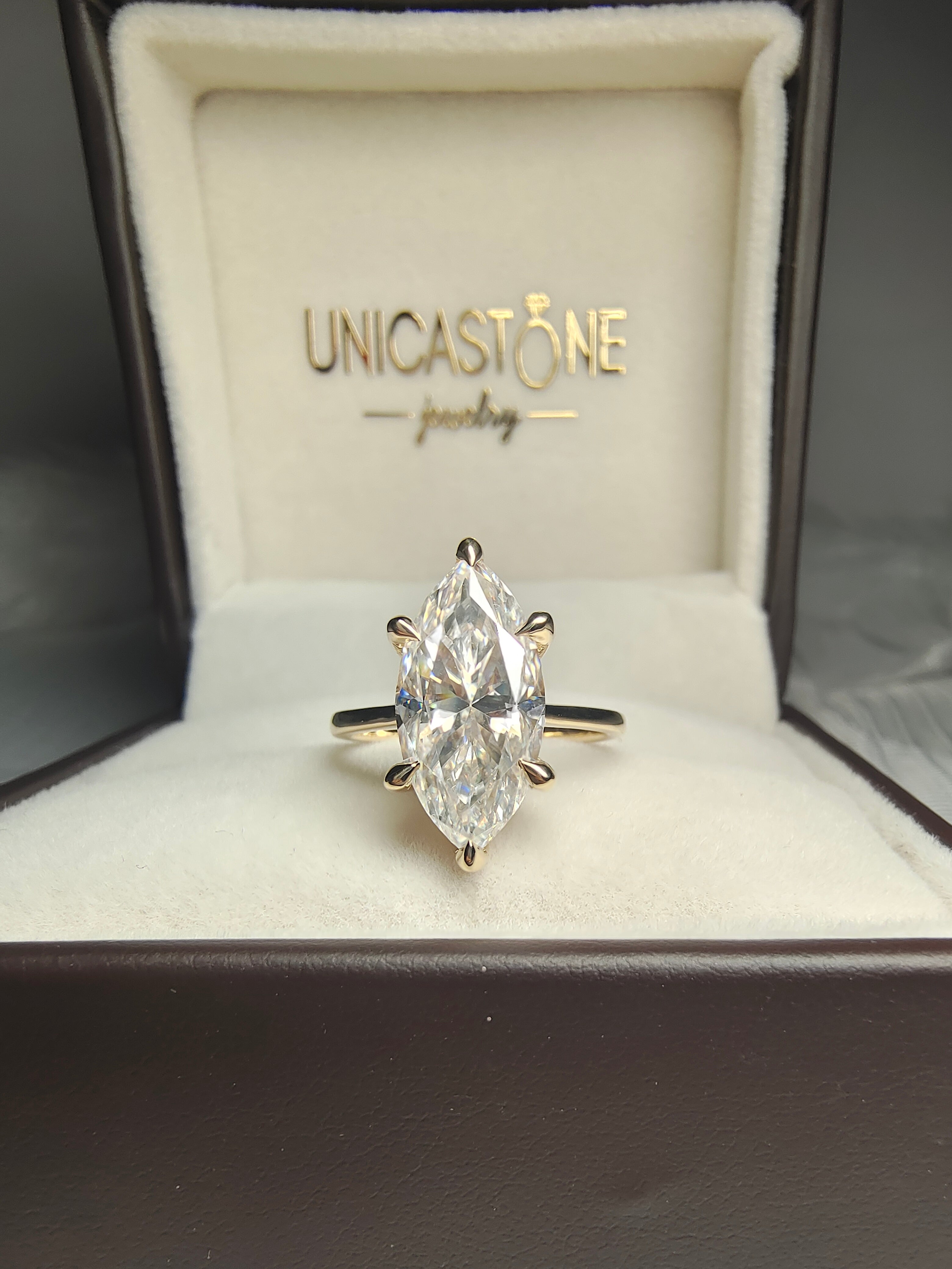 Marquise Diamond Ring by UnicaStone