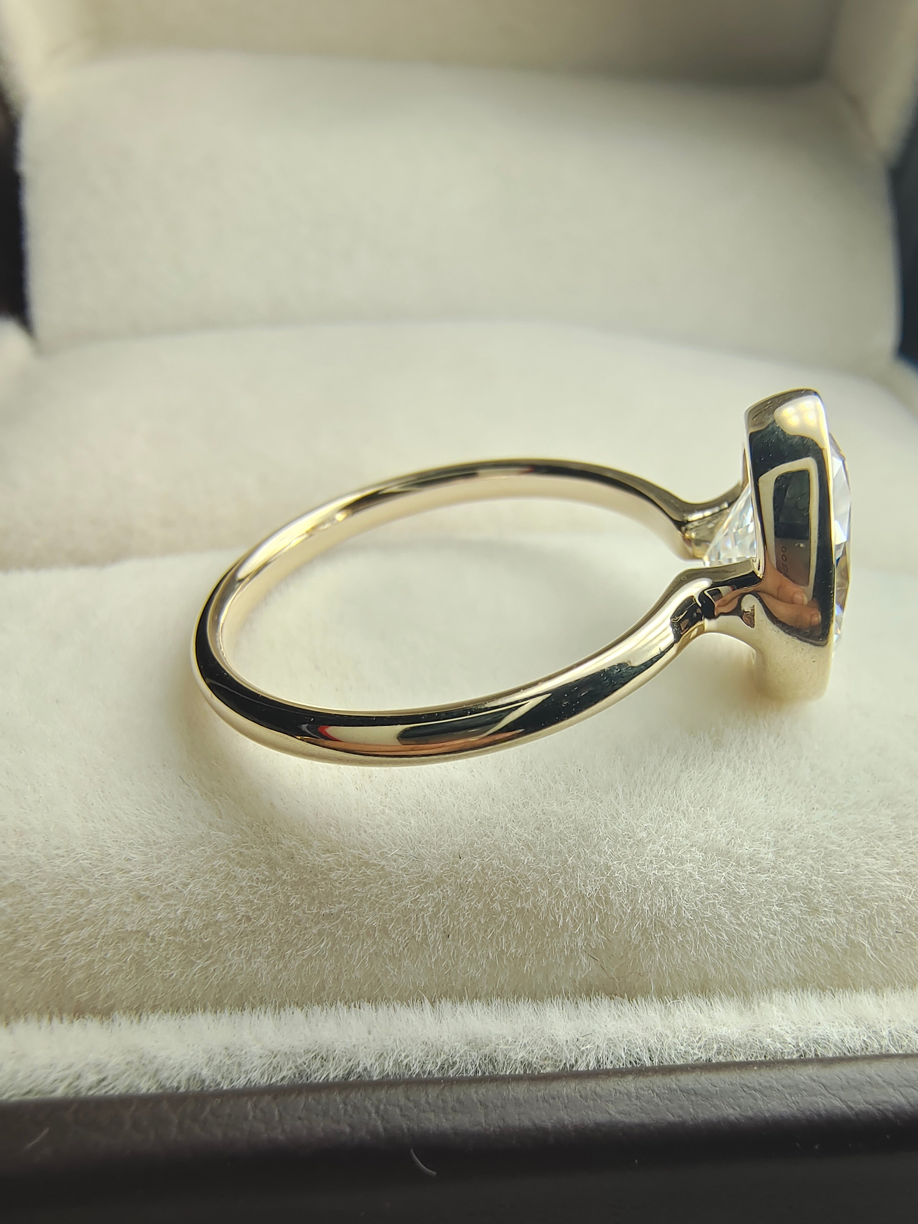 Yellow Gold Engagement Ring by UnicaStone