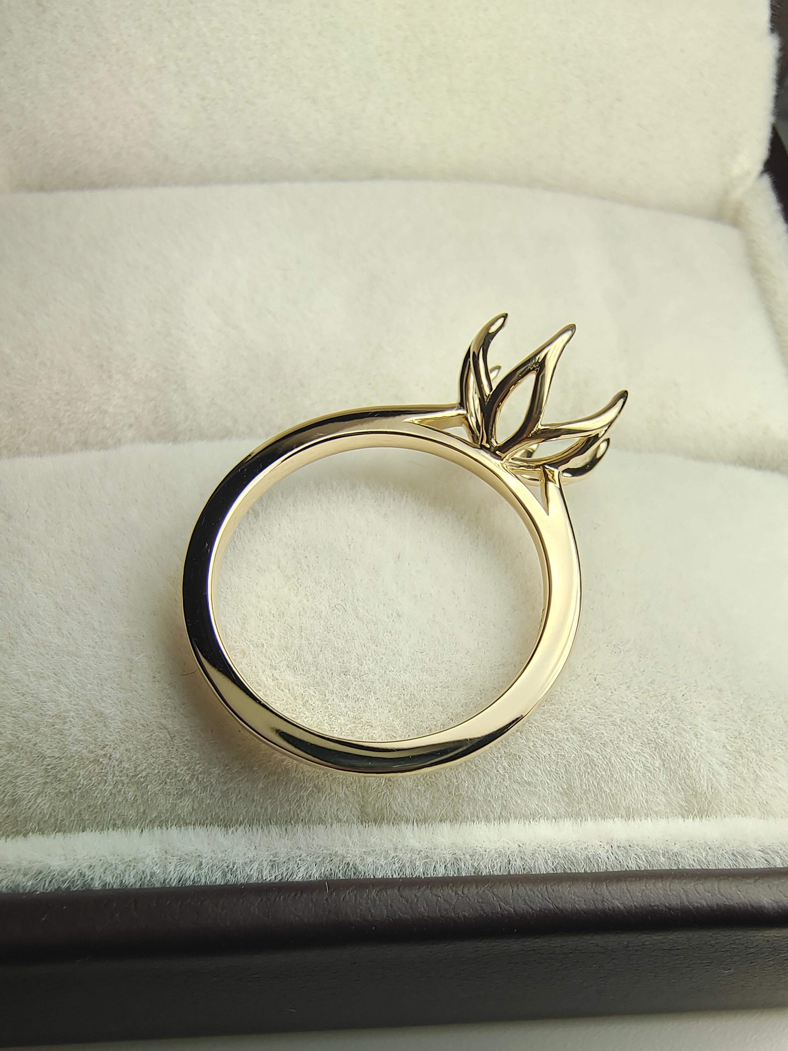 Semi Mount Engagement Ring Setting Wholesale by UnicaStone