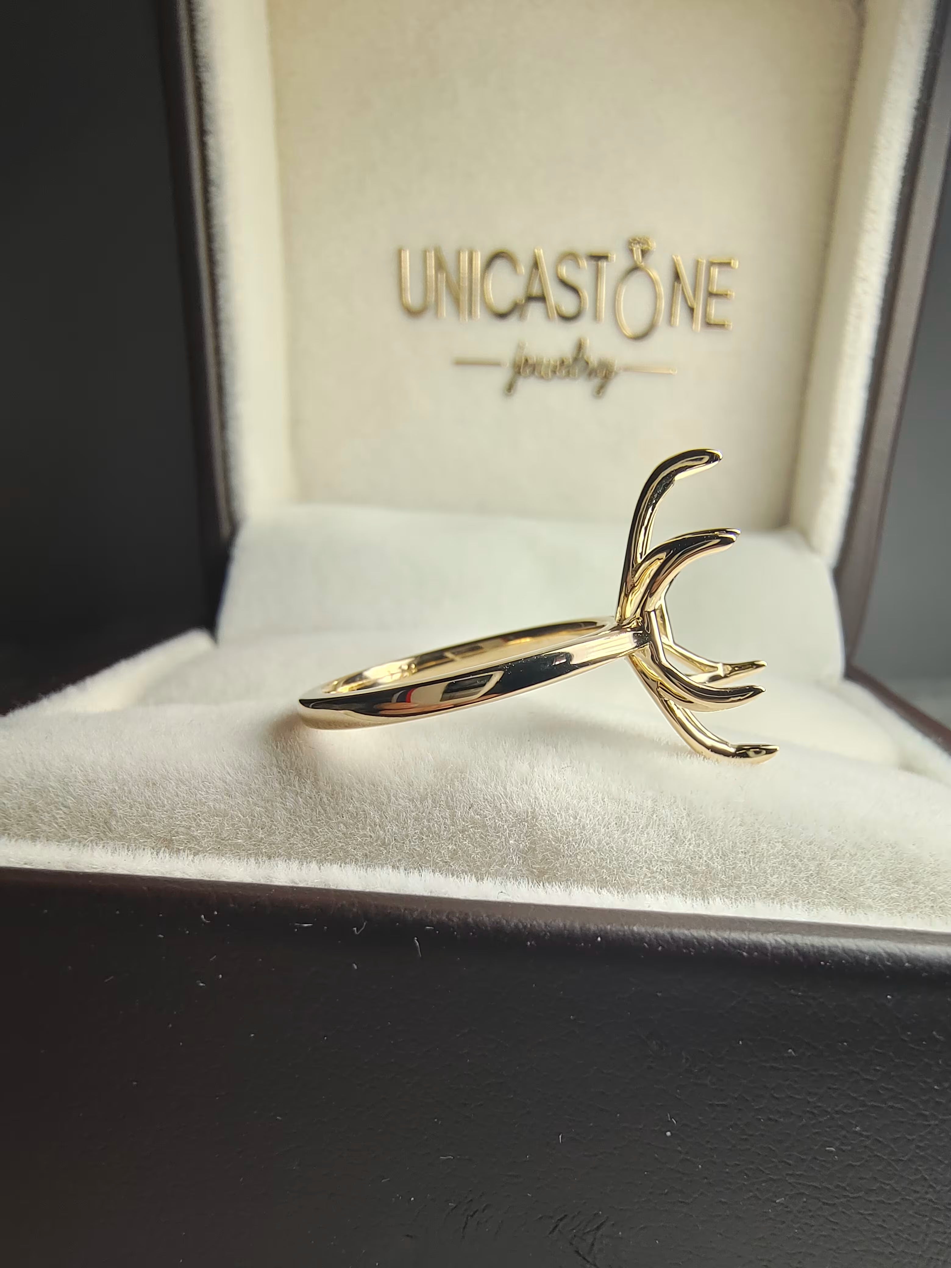 large diamond ring setting by UnicaStone