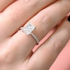 Candice - Double Band Pear Solitaire